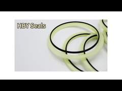 HBY 110 X 125.5 X 6MM Στύλος απόσβεσης από ράβδο Ουρεθάνιο PU με εφεδρικό δαχτυλίδι από ελαστικό σφραγισμό